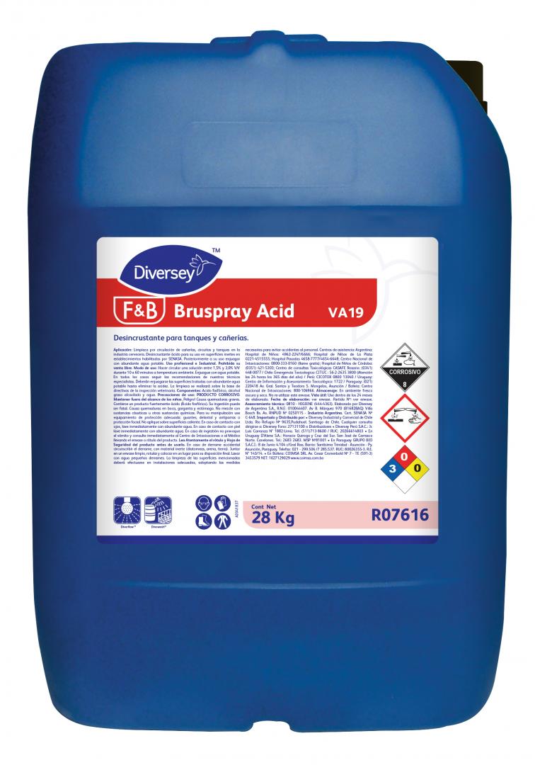 Bruspray Acid Bidón X28kg (diversey)