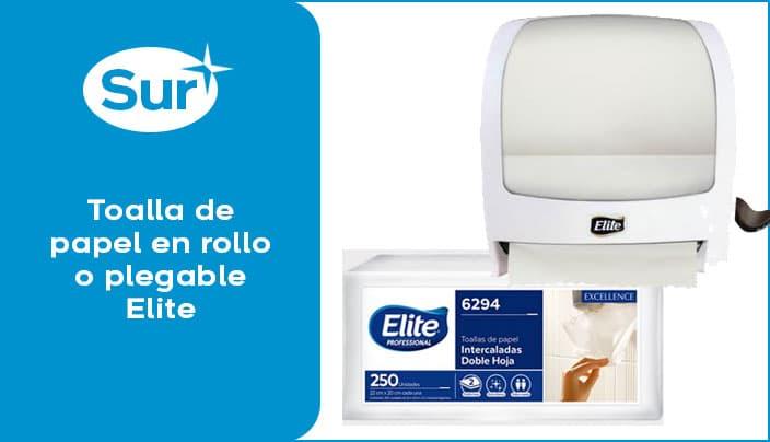 Toalla de papel en rollo o plegable Elite