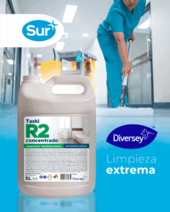 Lee más sobre el artículo Taski R2 Concentrado: Limpieza y desinfección “extrema” para superficies lavables en instituciones.